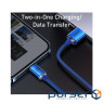 Кабель BASEUS Crystal Shine Series Fast Charging Data Cable USB to iP 2.4A 1.2м Blue (CAJY000003)