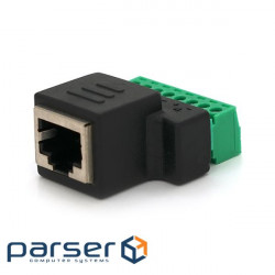 Connector for connecting RJ-45(F) (8 contacts) with cable terminals Q100 (YT-FRJ45-8F)
