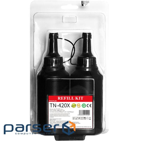 Комплект для заправки картриджа Pantum TL-420P/TL-420HP/TL-420XP (2*3000стор, 2 тонери, год (TN-420XP)