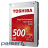 Toshiba SATA 500GB 7200RPM 6GB / S / 64MB HDWD105UZSVA Hard Drive