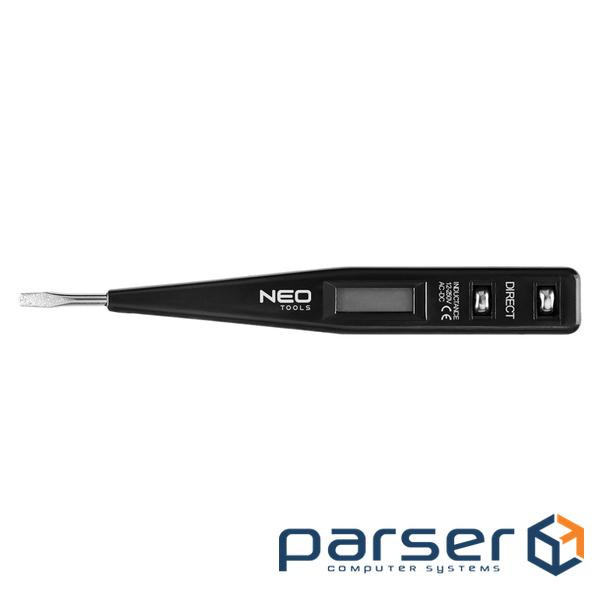 Детектор напруги Neo Tools, 12-250В, РК-дисплей (94-005)