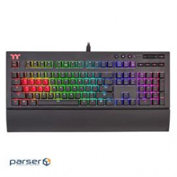 Thermaltake Keyboard KB-TPX-BLBRUS-01 Premium X1 RGB Cherry MX Blue Keyboard Retail