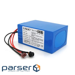 Акумуляторна батарея літієва QiSuo 24V 15A з елементами Li-ion 18650, DC: 5.5x2.1мама + ро (QS-2415) (QS-2415)