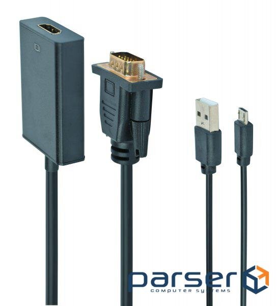 Перехідник VGA to HDMI Cablexpert (A-VGA-HDMI-01)
