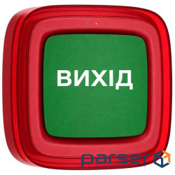Извещатель Ajax EN54 FireProtect (Sounder/VAD) red пожарный светозвуковой "ВИХІД"