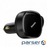Автомобільне ЗУ Baseus Enjoyment Retractable 2-in-1 Type-C + Type-C 33W black (C00035500111-00)