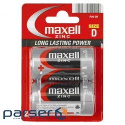 Battery MAXELL Zinc D 2pcs/pack (M-774401.04.EU) (4902580151140)