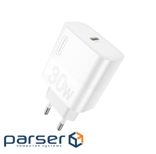 Мережевий зарядний пристрій WUW-C197 PD 30W white (6972573336678)