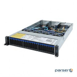 Gigabyte Server R282-Z91 2U 24Bay AMD EPYC7002 24x2.5" SATA/SAS hot-swappable Retail
