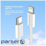 Кабель ColorWay USB Type-C - Lightning (M/M), (braided cotton) (PD Fast Charging 2 (CW-CBPDCL068-GR)