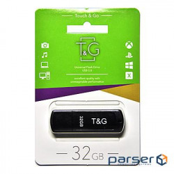 Флеш-накопичувач USB 32GB T&G 011 Classic Series Black (TG011-32GBBK)