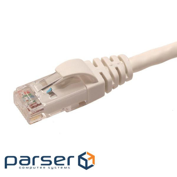 Патч-корд кат. 6A, 26AWG, RJ45-RJ45, сірий, 0.5 м, U/UTP, LSZH, Corning (CCAKGE-G1002-A005-C0)