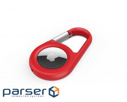 Тримач Belkin Secure Holder Carabiner AirTag, червоний (MSC008BTRD)