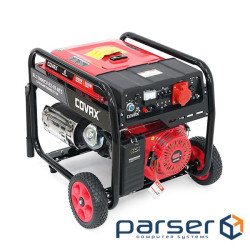 Генератор бензиновий COVAX XL15000CV-E2-lll-ATS, 8.0kW, 220V-380V, 50Hz, DC12V, 18HP, Electric Start