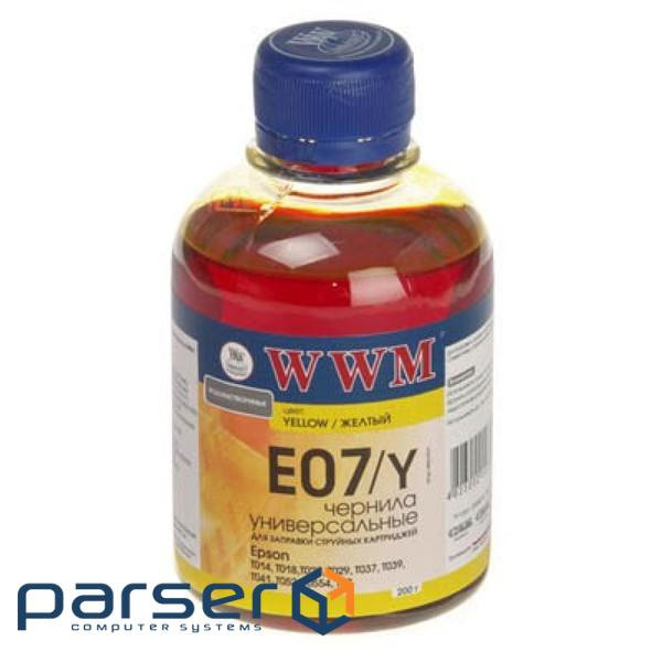 Чорнило WWM EPSON Stylus Universal Yellow (E07/Y)