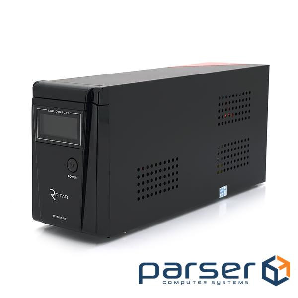 ДБЖ Ritar RTSW-600ND12 LCD, Lin.int., 1xSchuko, метал (RTSW-600ND12/28948)