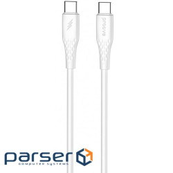 Кабель Proove GridLine Type-C to Type-C 60W (1m) white (CCGL60002202)