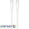 Кабель Proove GridLine Type-C to Type-C 60W (1m) white (CCGL60002202)