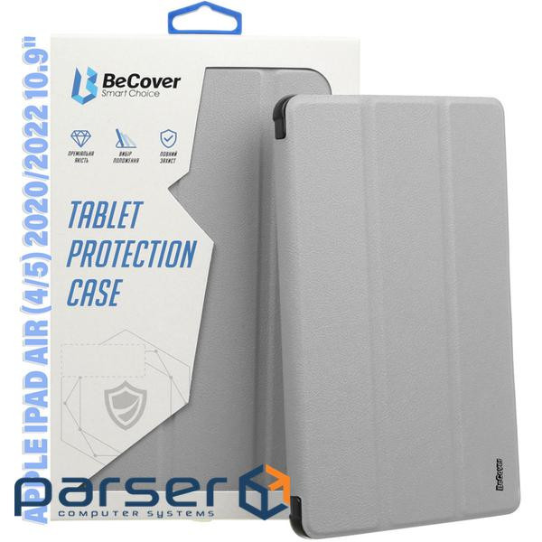 Чохол для планшета BeCover Soft Edge Apple iPad Air (4/5) 2020/2022 10.9" Gray (711122)