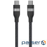 кабель ANKER USB-C to USB-C - 1.8m 240W Upcycled-Braided (Чорний) (A82E2H12)