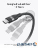 кабель ANKER USB-C to USB-C - 1.8m 240W Upcycled-Braided (Чорний) (A82E2H12)