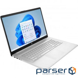 Laptop HP 17-cn3021ua 17.3'' FHD IPS AG, Intel i3-N305, 16GB, F512GB, UMA, DOS, silver (94Z28EA)
