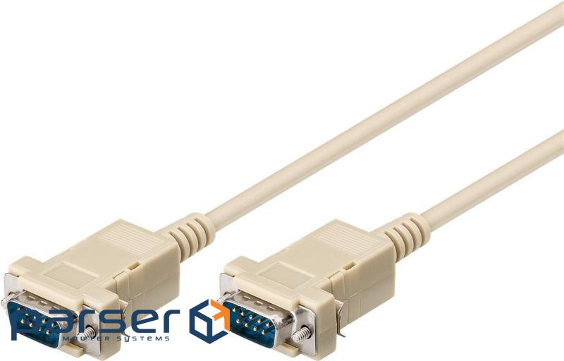 Кабель пристроїв COM(DB9) M/M 2.0m,D=5.5mm 9жил 1:1 розбірний,сірий (75.05.0549-1) (75.05.0549-1)