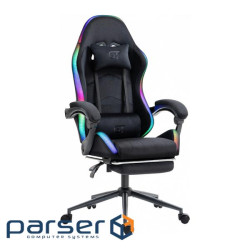 Крісло ігрове GT Racer X-2325 Fabric Black LED