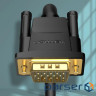 Кабель мультимедійний VGA M to VGA M 20.0m black Vention (DAEBQ)