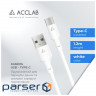 Дата кабель USB 2.0 AM to Type-C 1.2m PwrX 30W ACCLAB (1283126559532)
