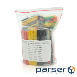 Комплект термозбіжної трубки діаметром: 1,0 мм, 2,0 мм, 3,0 мм, 4,0 мм, 6,0 мм, 8.0 мм, 1 (HST / PB) , 1 (HST / PB)