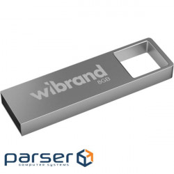 Флешка WIBRAND Shark 8GB USB2.0 Silver (WI2.0/SH8U4S)