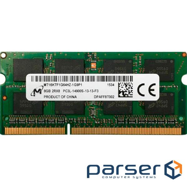 Memory module MICRON SO-DIMM DDR3L 1866MHz 8GB (MT16KTF1G64HZ-1G9P1)
