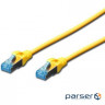 Патч корд Digitus SF-UTP, CAT 5e, 2м, AWG 26/ 7, желтый (DK-1531-020/Y)