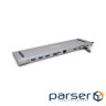 Port replicator VEGGIEG USB-C to USB3.0x3/HDMI/VGA/jack3.5/SD/TF/RJ45/PD (TC10)