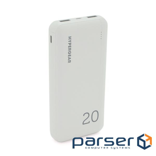 Універсальна мобільна батарея Hypergear 20000mAh Fast Charge White (Hypergear-15460/29509)