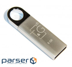 Flash drive USB 8GB T&G 026 Metal Series Silver (TG026-8G)