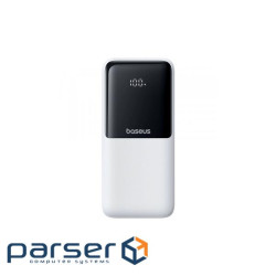 Батарея універсальна Baseus Lipow 20000mAh 22,5W PD, QC/3.0, White (P10079102213-00)