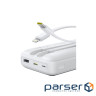 Батарея універсальна Baseus Lipow 20000mAh 22,5W PD, QC/3.0, White (P10079102213-00)