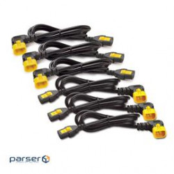 APC Cable AP8706R-WW Power Cord Kit Locking C13 to C14 90Degree 1.8m Brown Box