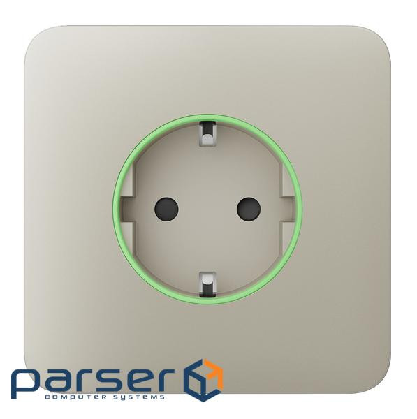 Front panel for built-in socket Ajax SoloCover for Outlet smart, Jeweler, wireless (000038796)