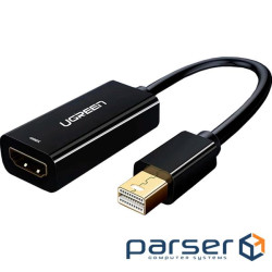 Перехідник Mini DisplayPort M to HDMI F 1080p MD112 black Ugreen (10461)
