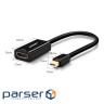 Перехідник Mini DisplayPort M to HDMI F 1080p MD112 black Ugreen (10461)