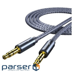 Кабель мультимедійний 3.5mm M to 3.5mm M 3.0m gray Essager (EYP35-DYC0G)