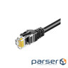 Патч-корд 15м UTP cat 6 RJ45 TopSpeed Ethernet Round Cable Black Essager (EXCWXY-JSE01)
