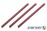 Spring for binding 2E pl. 14mm (100 pcs.) dark burgundy (2E-PL14-100MR)