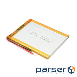 Літій-полімерний акумулятор 3*70*90mm (Li-ion 3.7В 2000мА&middot,год) (307090) ) (307090)