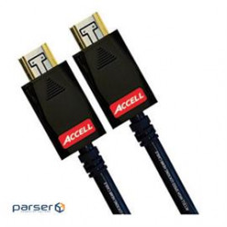 Accell Cable B104C-001B-40 1ft AVGrip Pro Locking High Speed HDMI Cable Bare