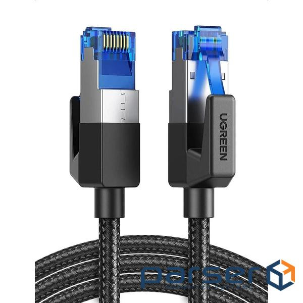 Патч-корд 15м, S/FTP cat 7 RJ-45 COPPER black Ugreen (U_30799)