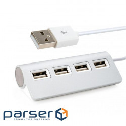Hub Vinga USB 2.0 to 4*USB2.0 metal (VCPH2USB4)